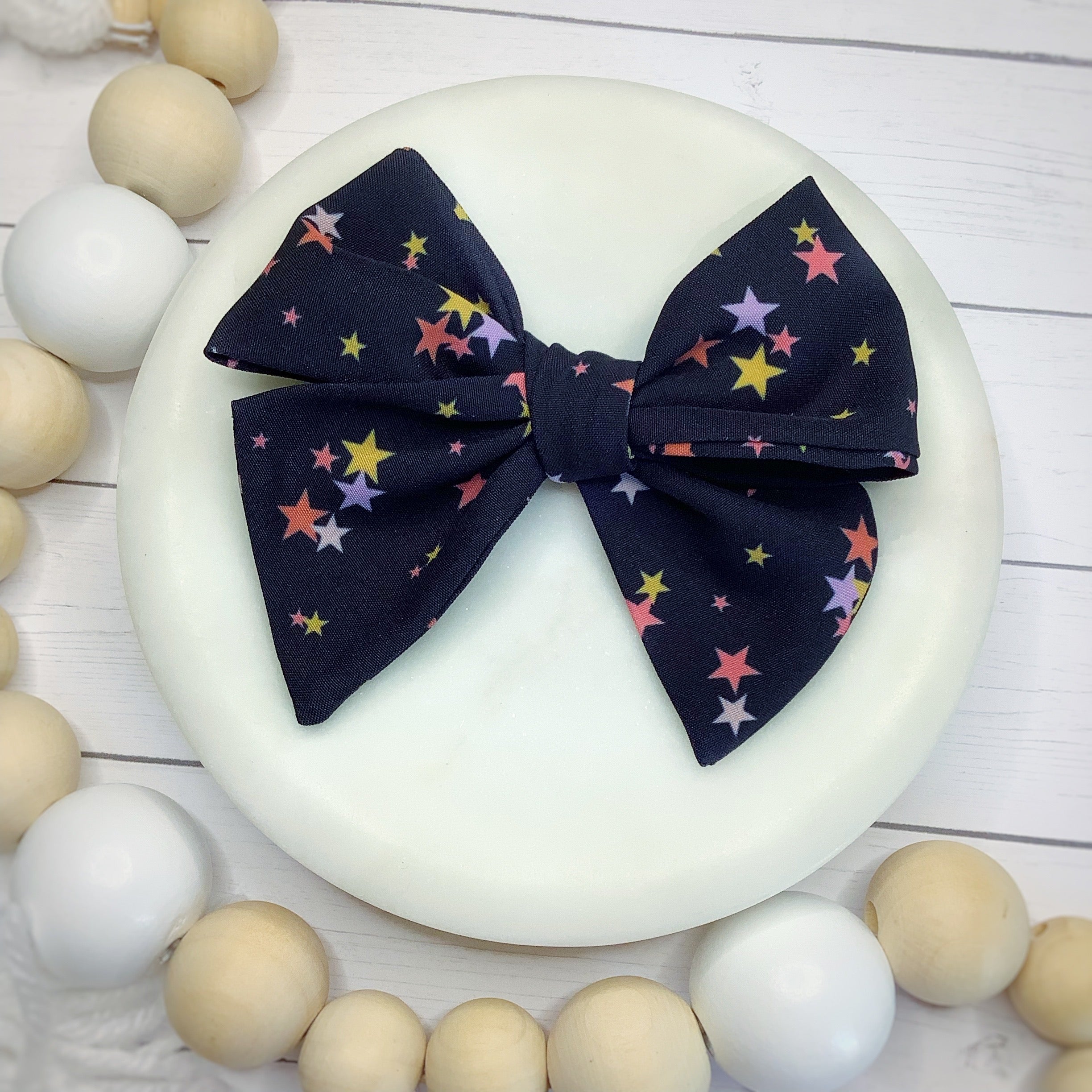 Rockstar Stars Bow Strip and Scrunchie Collection