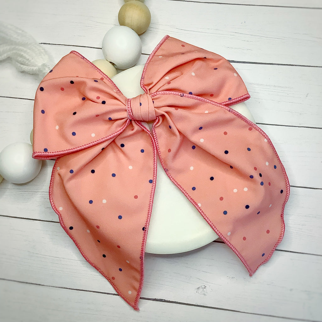 Rose Dots Quinn Scrunchie and Bow Collection