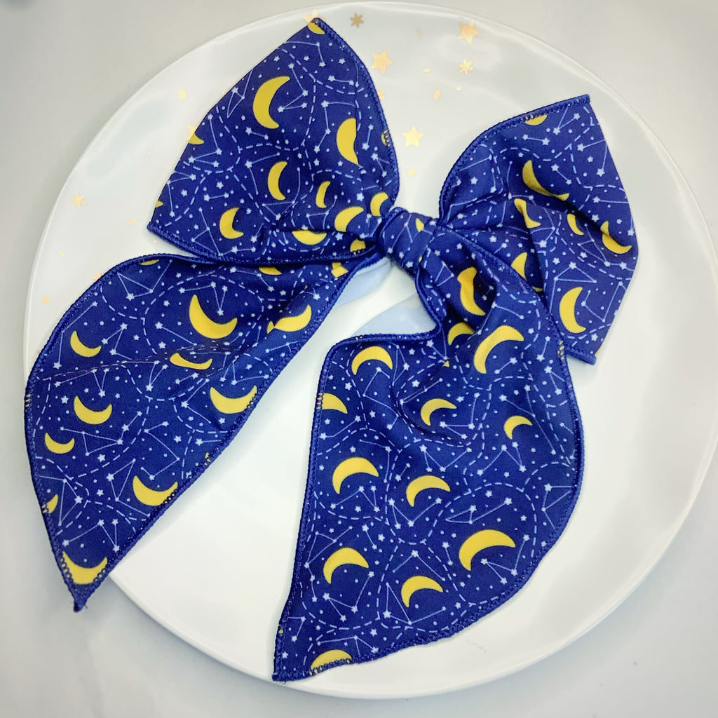 Crescent Moon Quinn Scrunchie, Headband and Bow Collection