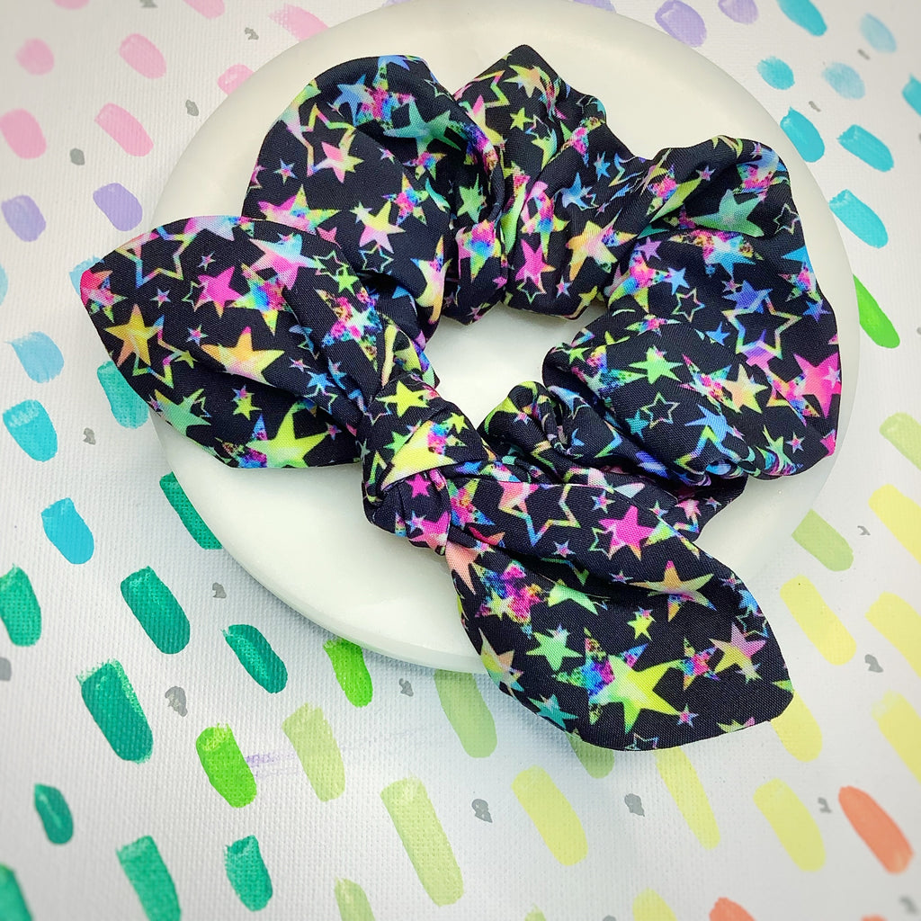Rainbow Stars Quinn Scrunchie, Headband and Bow Collection