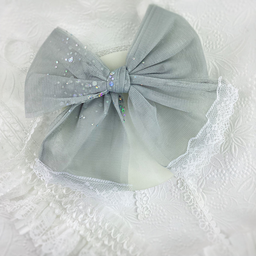 Sparkle Swirl Fluffy Tulle Bow Collection