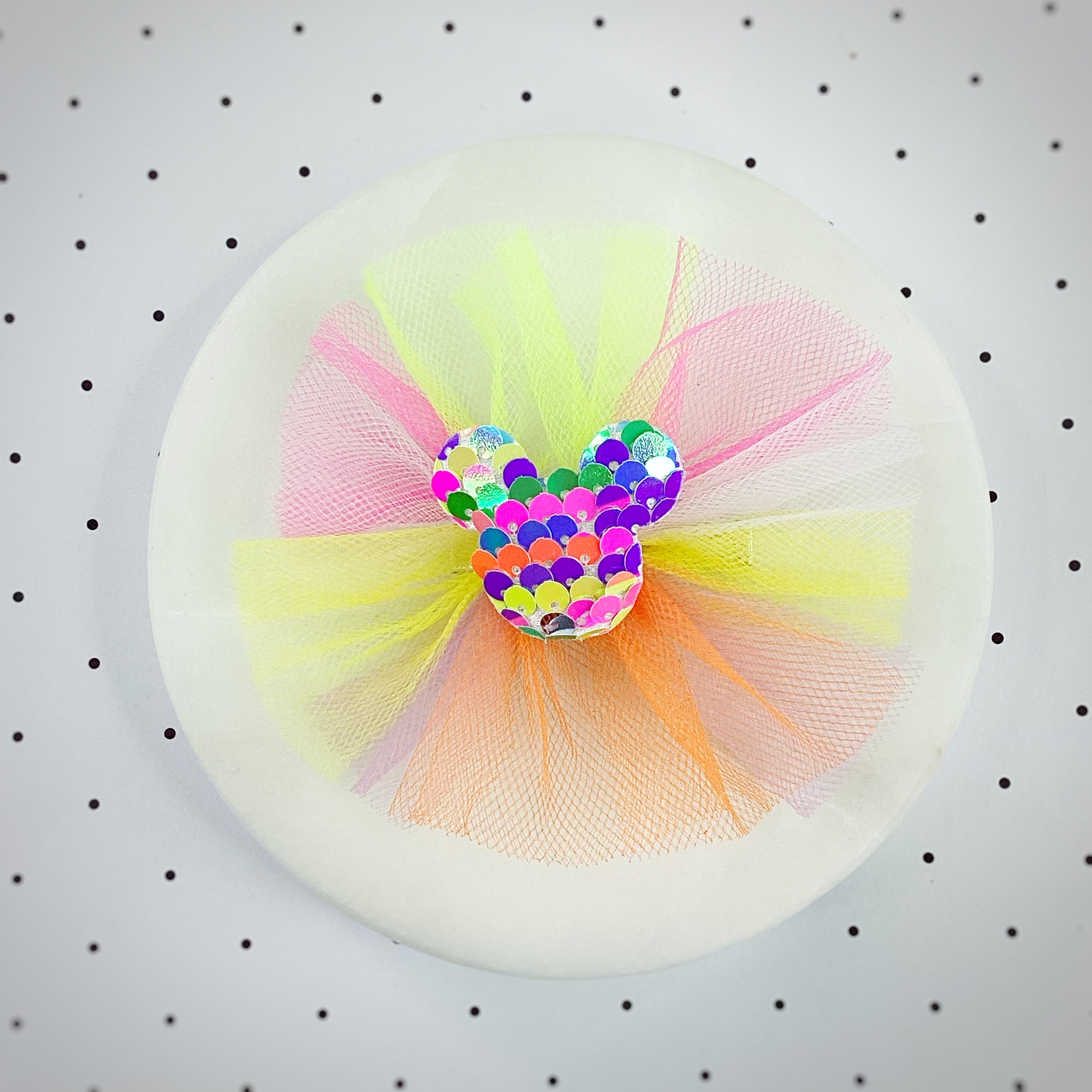 Neon Mouse Tulle Bows