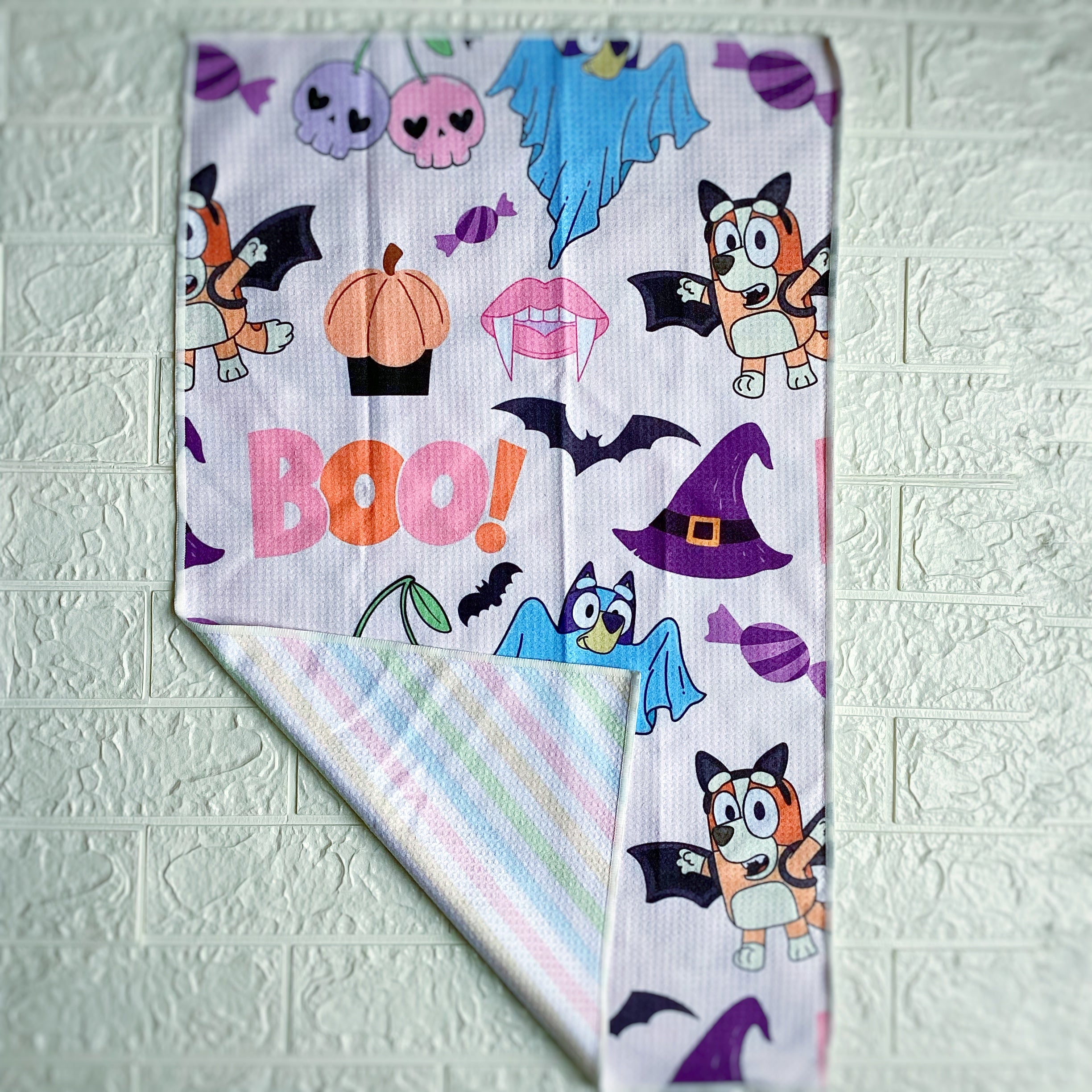 Spooky Dog Hand Towel