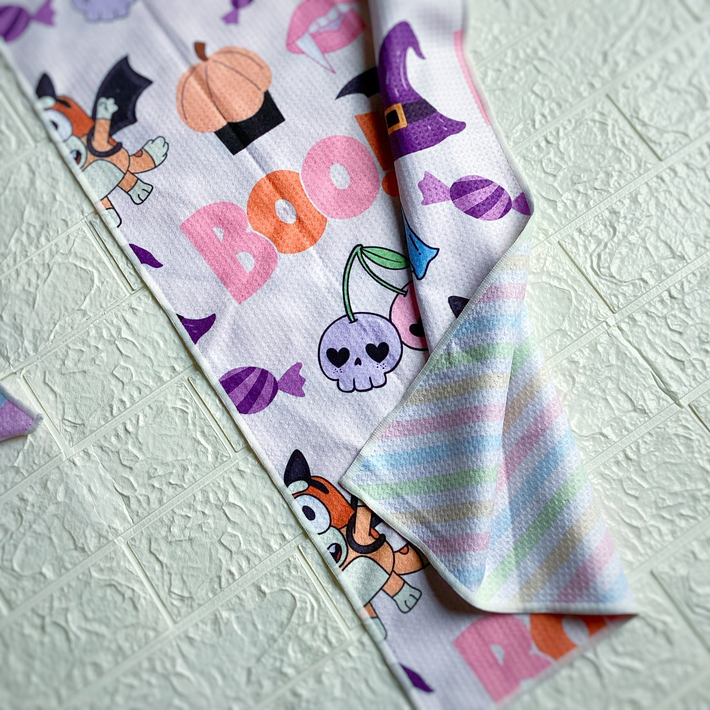 Spooky Dog Hand Towel