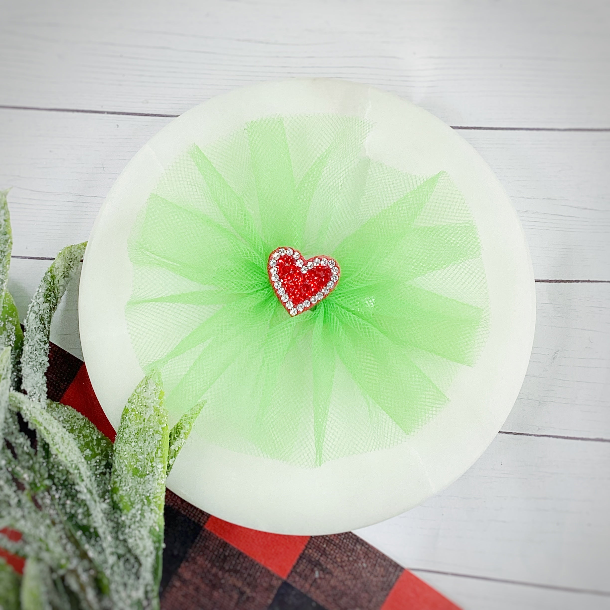 Mean Green Tulle Bows