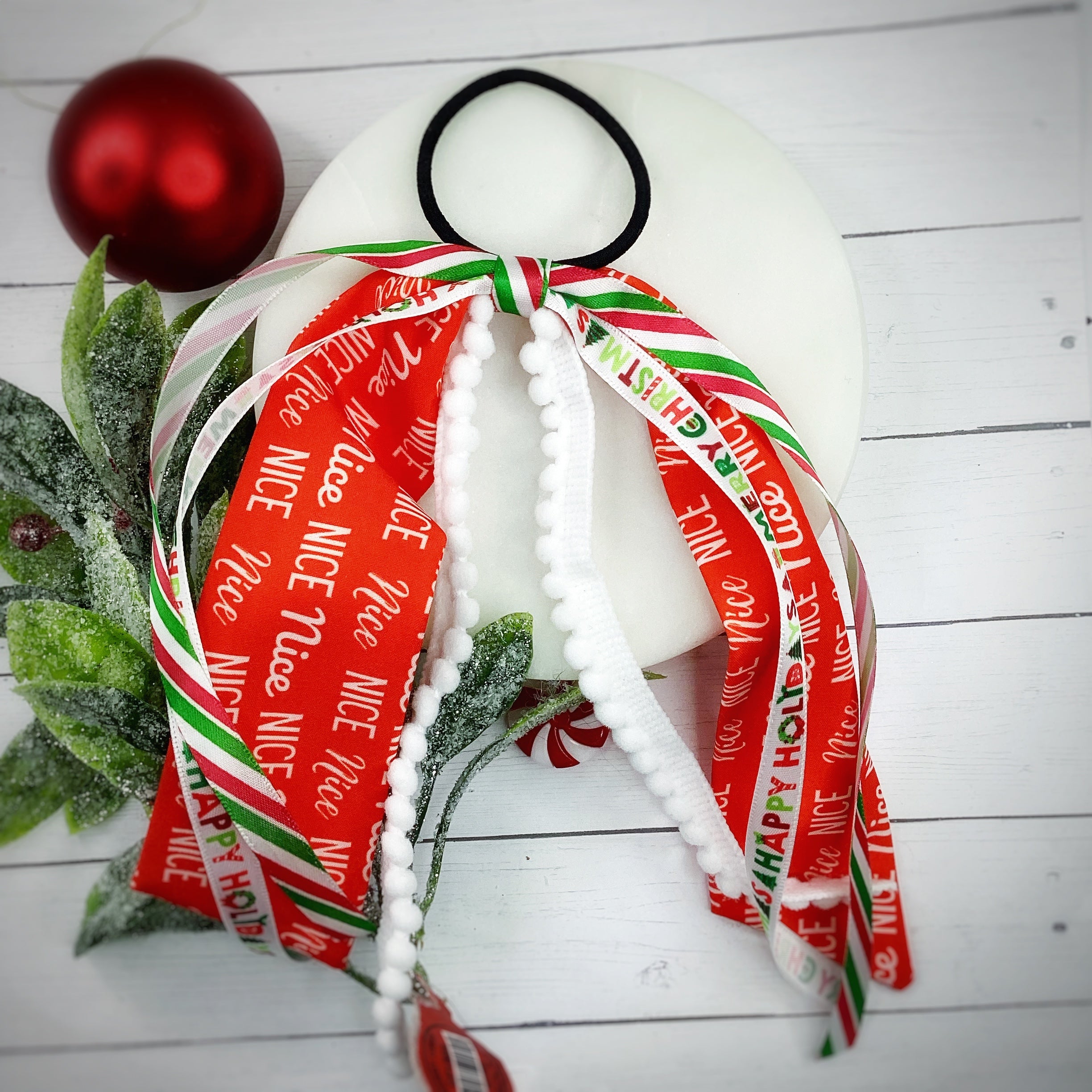 Christmas Pony Tail Streamer Collection