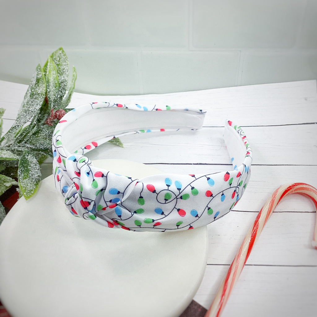 Twinkle Christmas Lights Headband and Scrunchie Collection