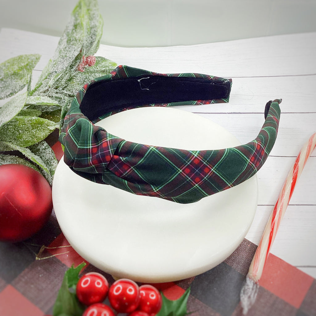 Christmas Plaid Headband and Scrunchie Collection