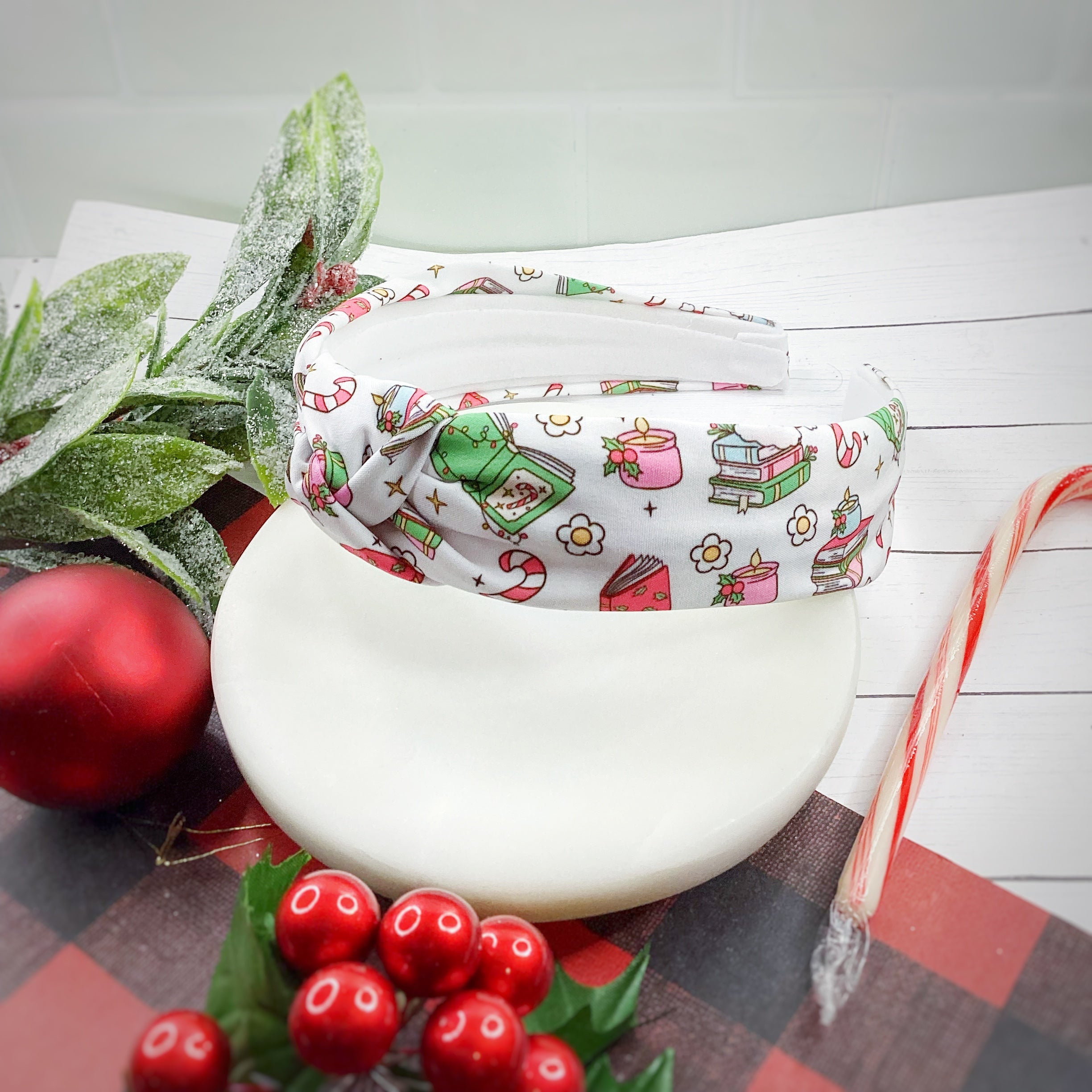 We Love Reading and Christmas Teacher Headband and Scrunchie Collection