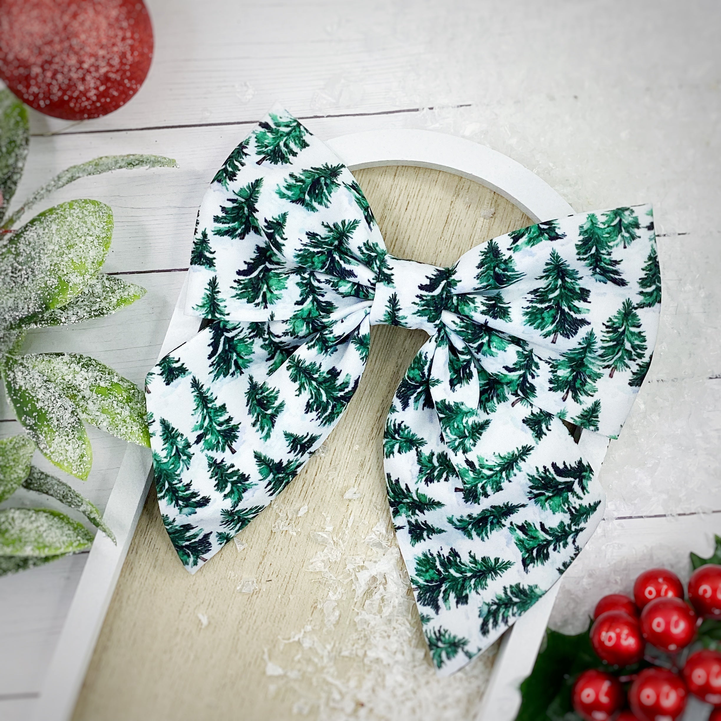 Oh Christmas Tree Finished Bow