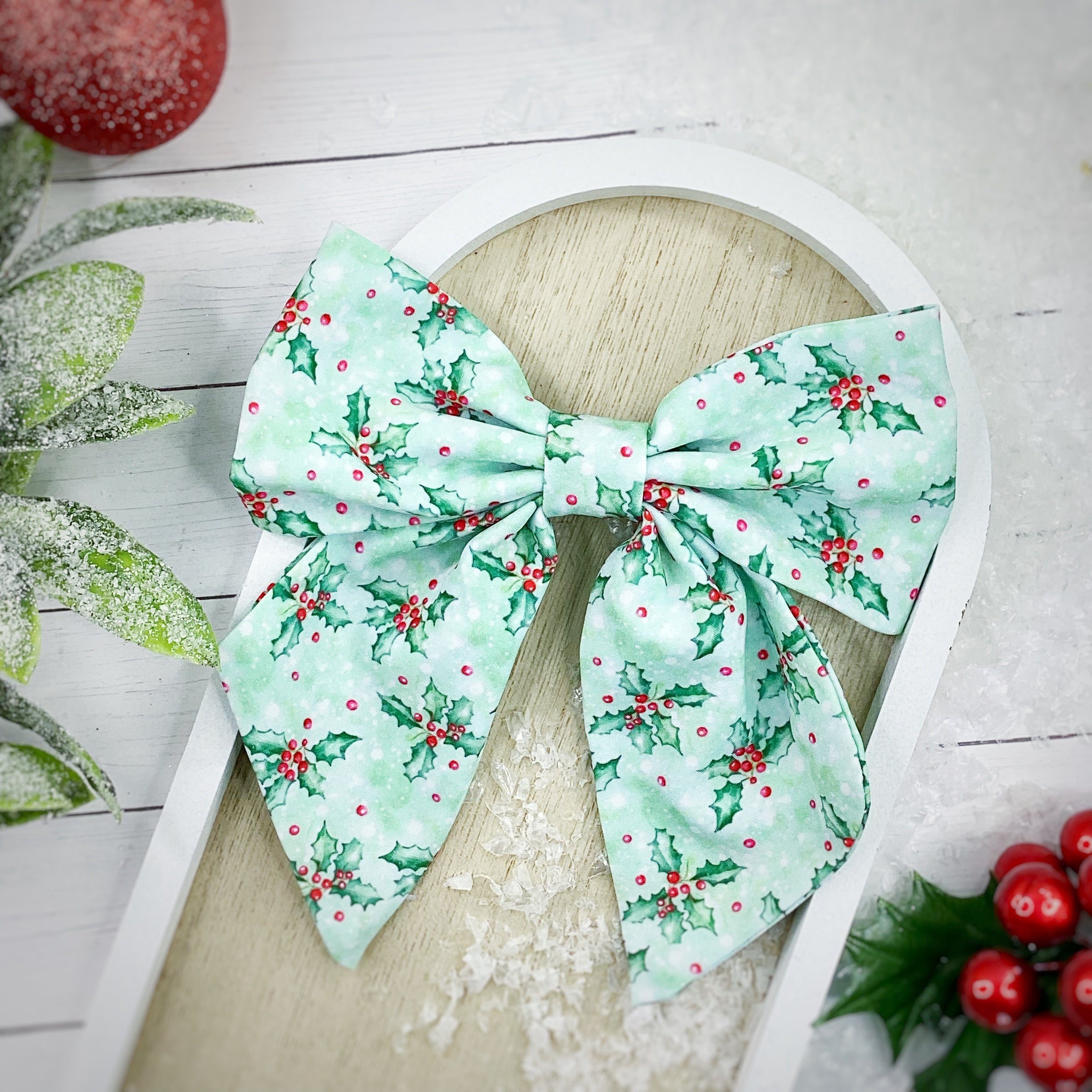 Mistletoe Finished Bow