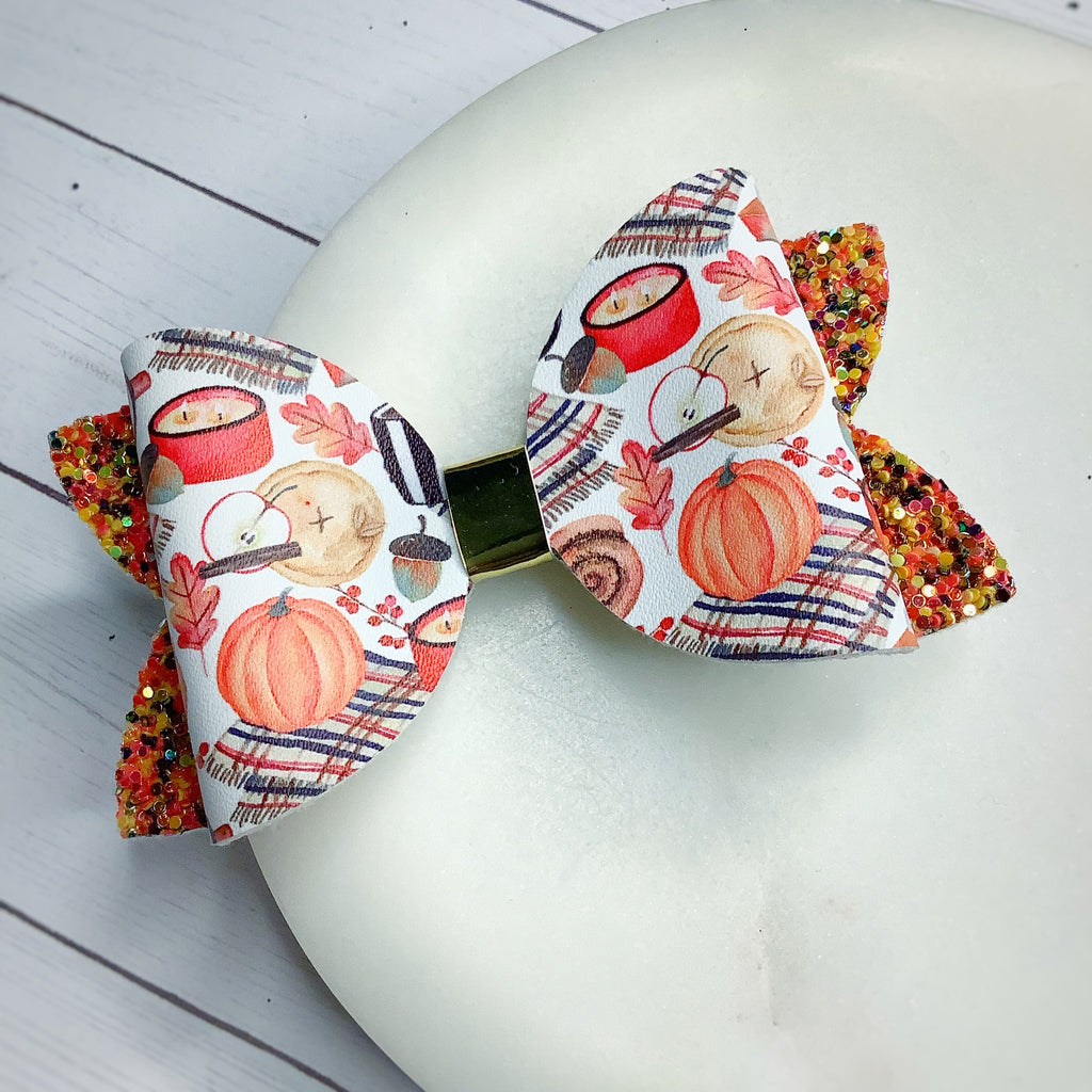 Cozy Fall Picnic Bow