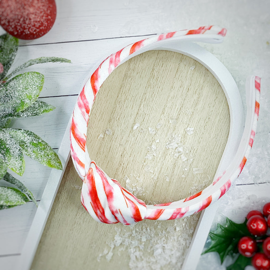 Candy Cane Stripes Headband and Scrunchie Collection