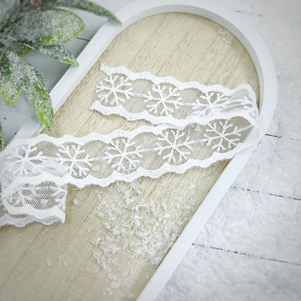 Custom Snowflake Lace Trim