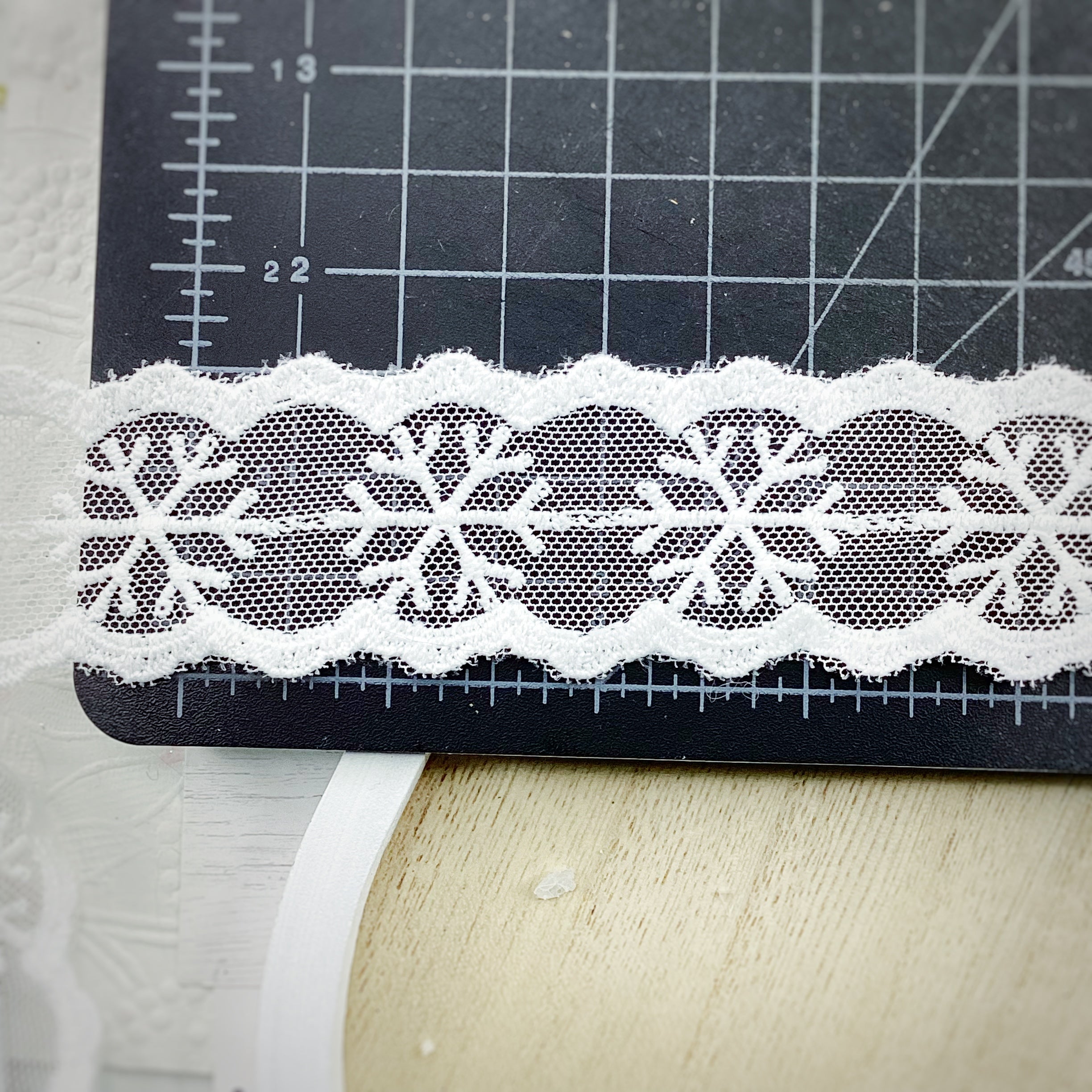 Custom Snowflake Lace Trim