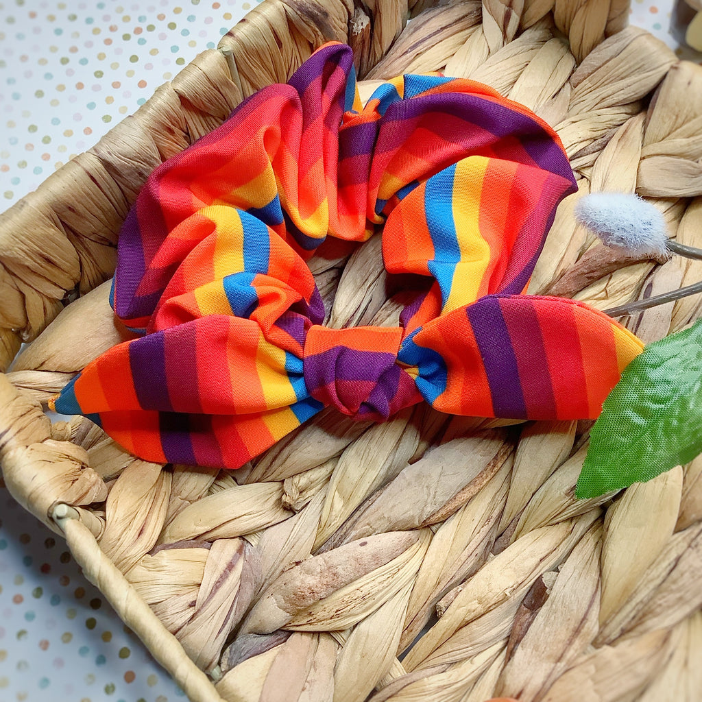 Autumn Rainbow Quinn Scrunchie, Headband and Bow Collection