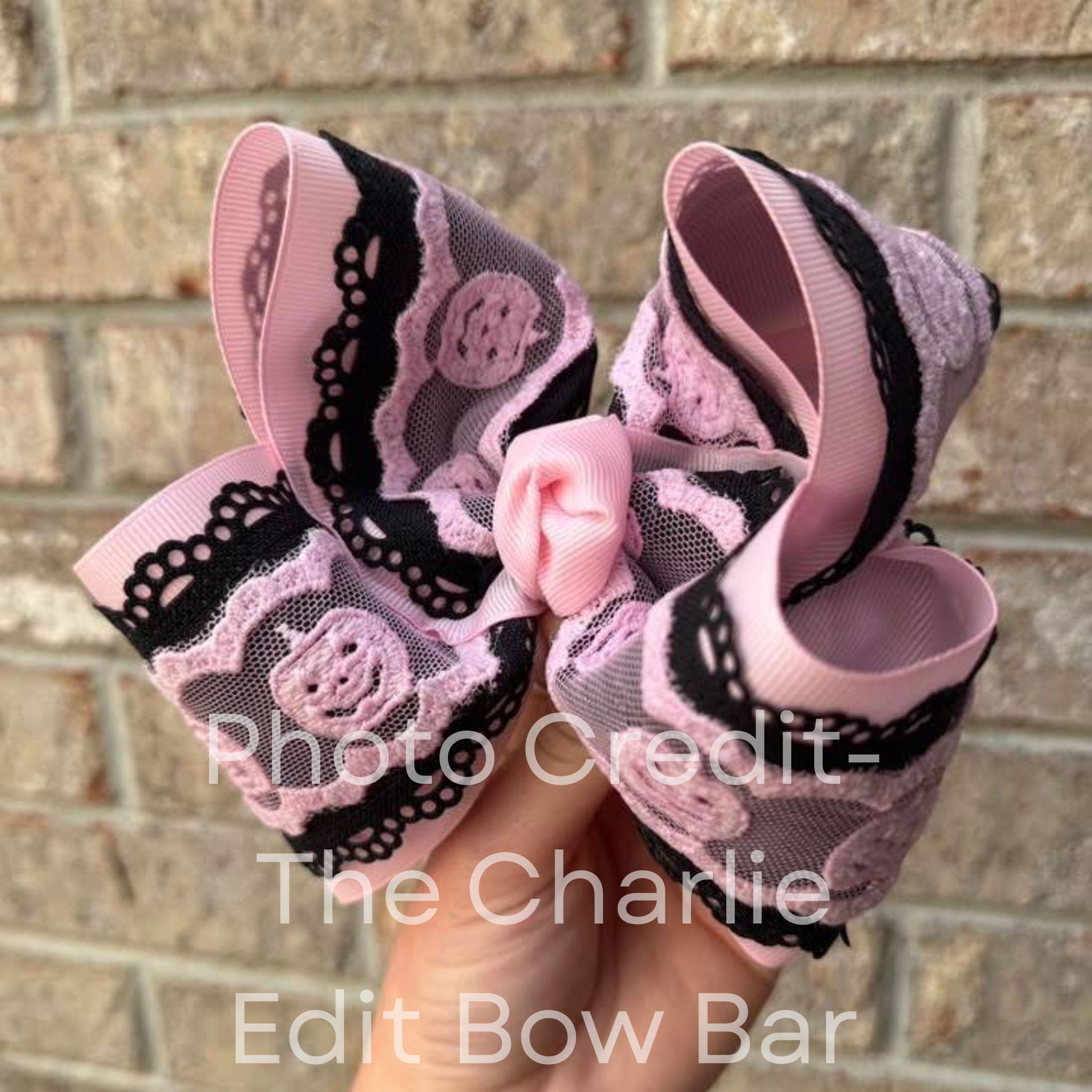 Custom Halloween Lace Trim- RTS