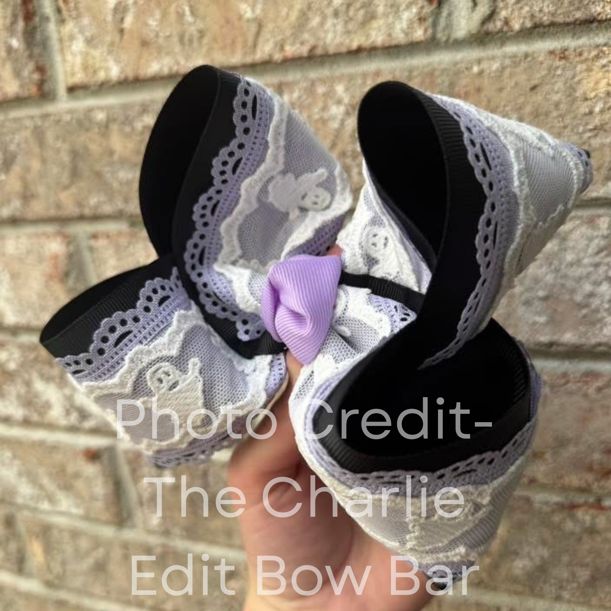 Custom Halloween Lace Trim- RTS
