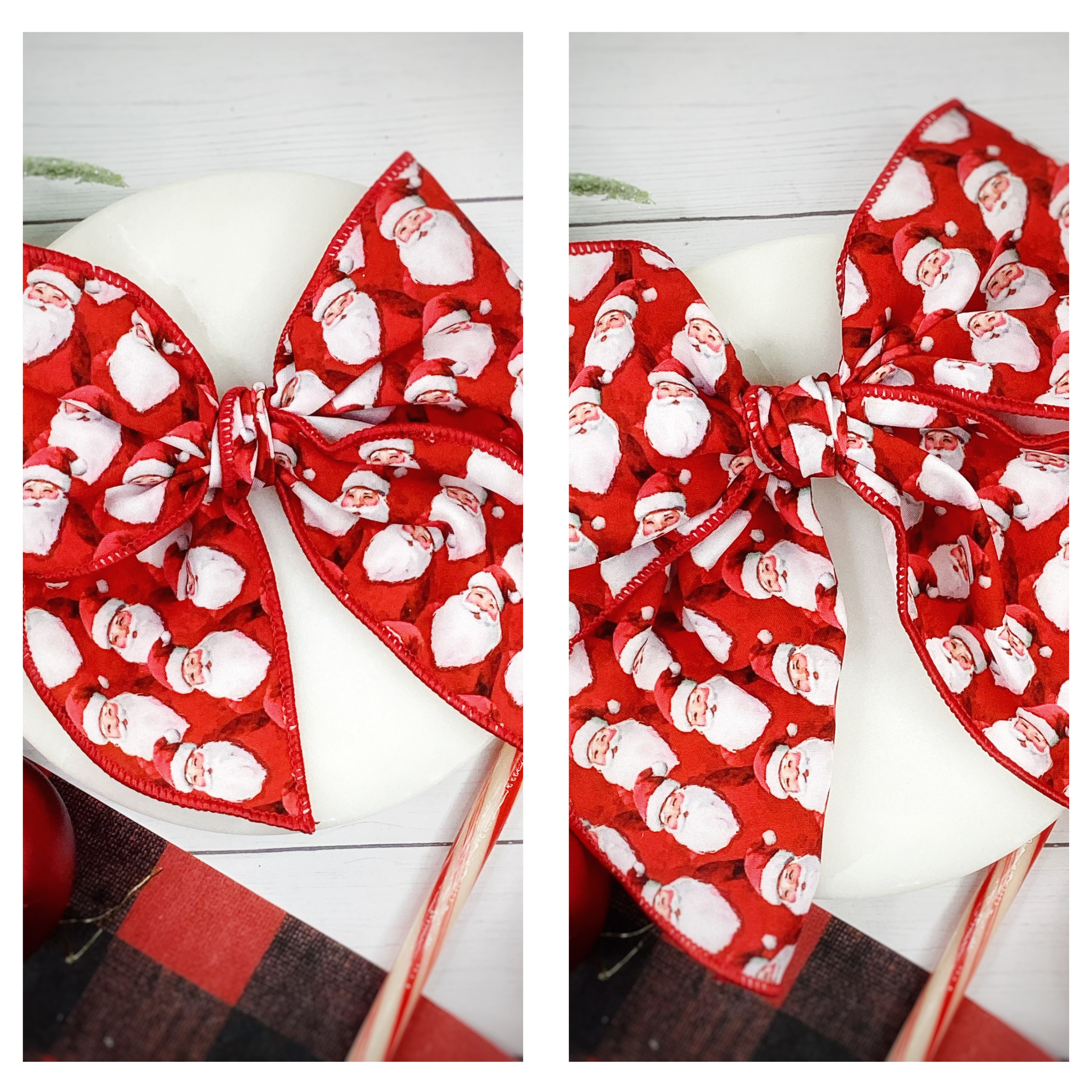Traditional Santa Pre-Tied Bow Strip Collection
