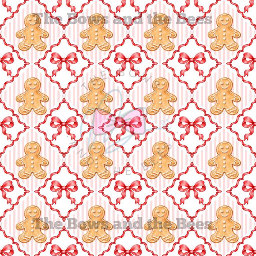 Sweetheart Bakery | Trellis Christmas Seamless Pattern
