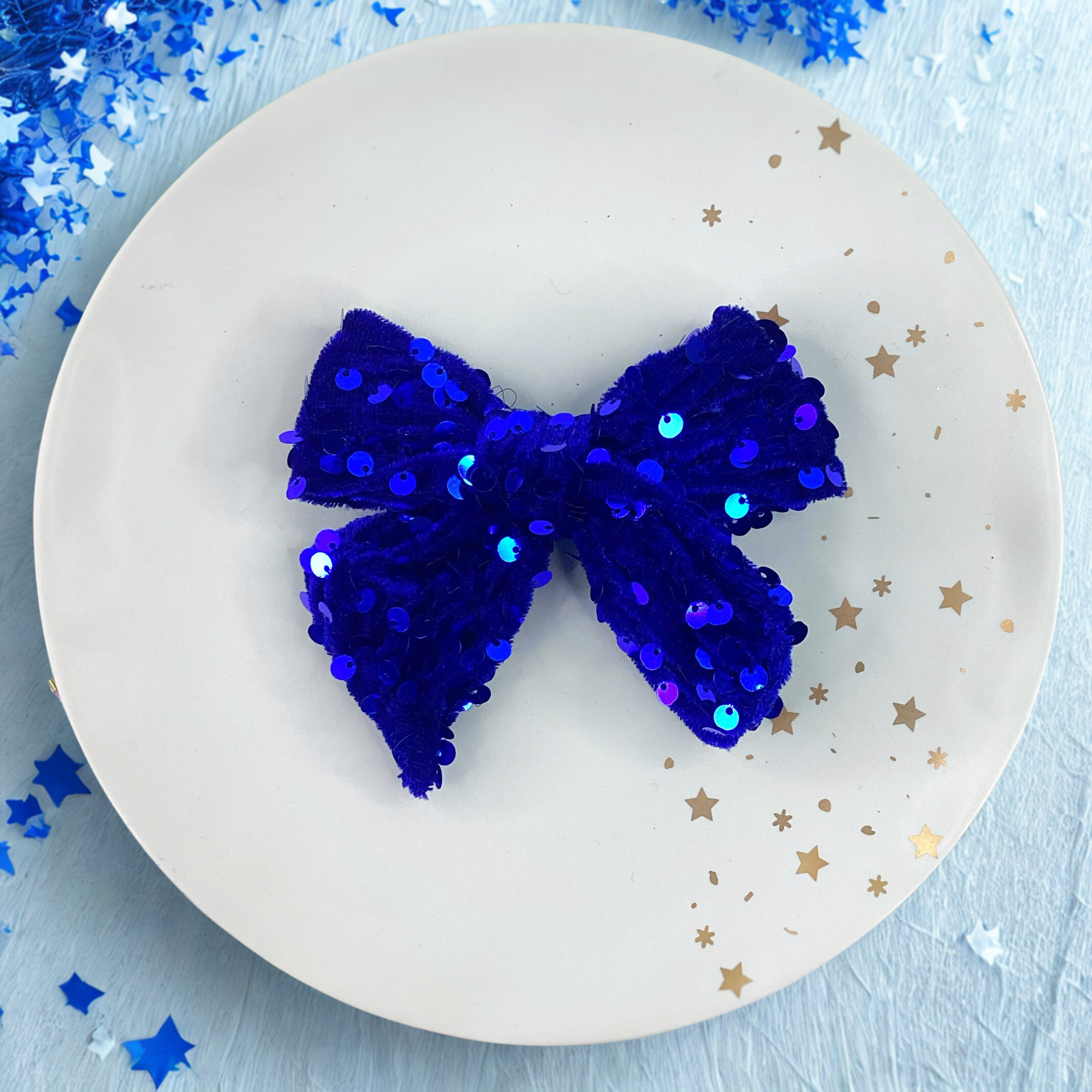 Velvet Sequin Bows