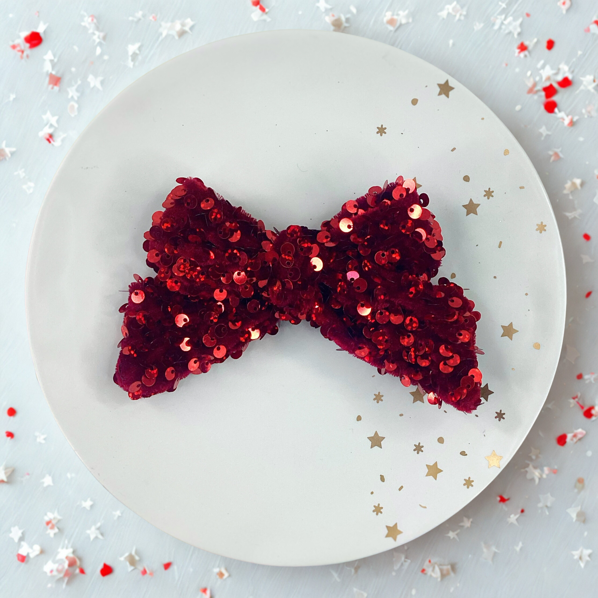 Velvet Sequin Bows