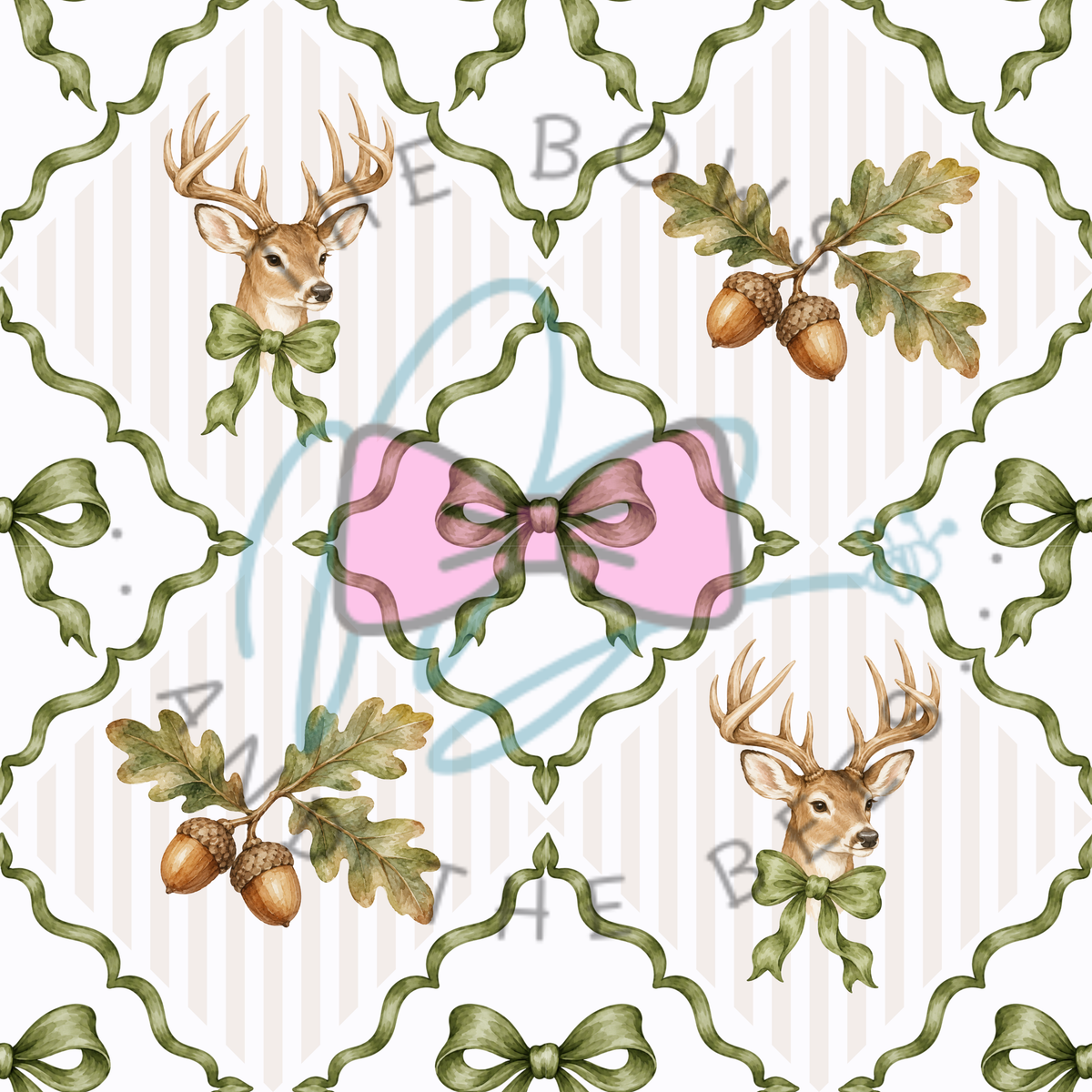 Gone Huntin’ Country Bucks | Hunting Seamless Pattern