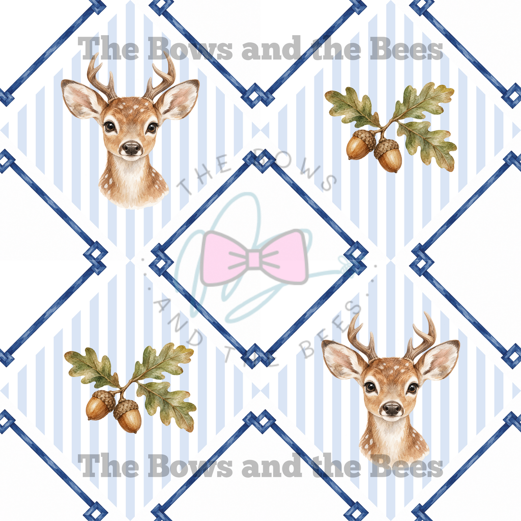 Hunting and Bucks | Hunting Seamless Pattern
