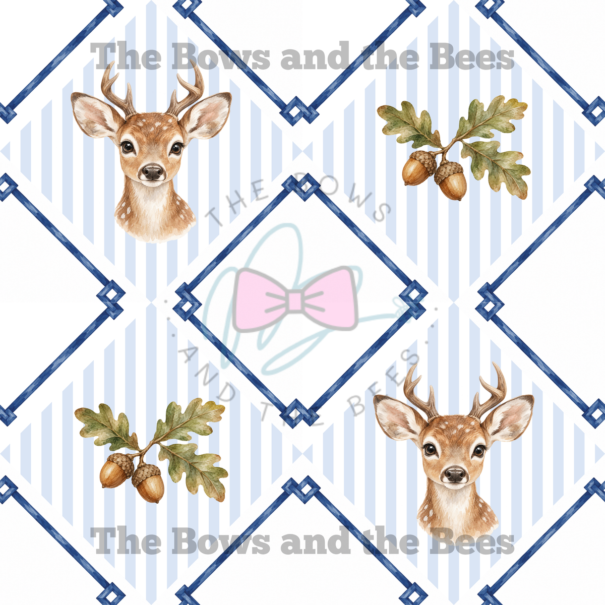 Hunting and Bucks | Hunting Seamless Pattern