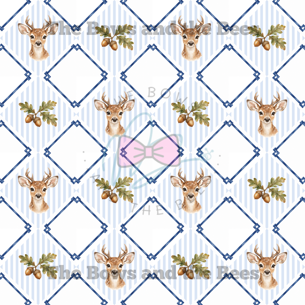 Hunting and Bucks | Hunting Seamless Pattern