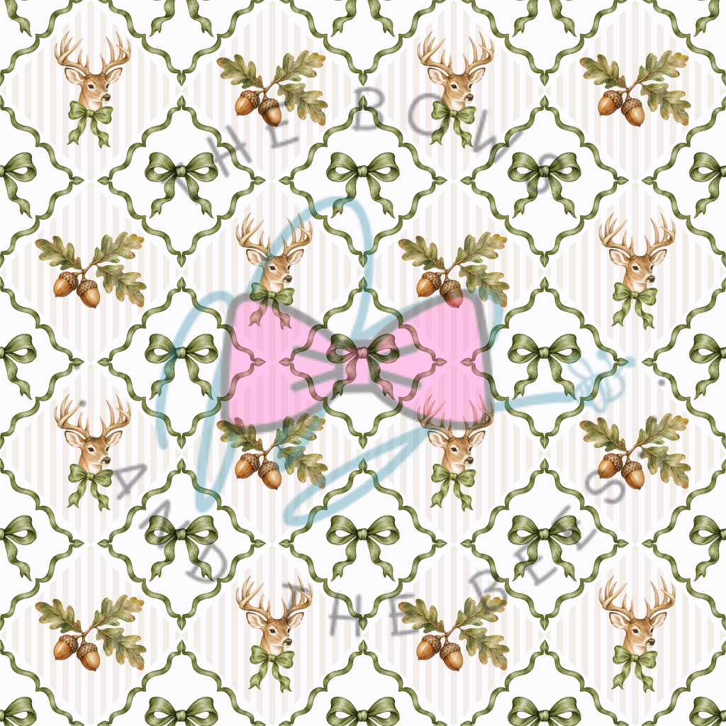 Gone Huntin’ Country Bucks | Hunting Seamless Pattern