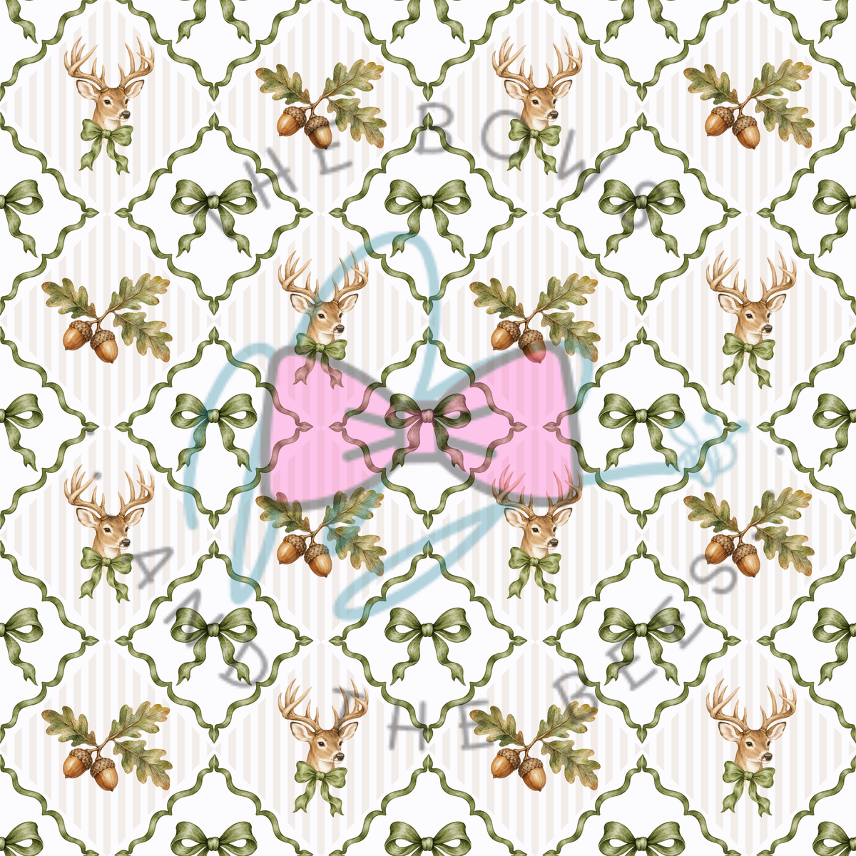 Gone Huntin’ Country Bucks | Hunting Seamless Pattern