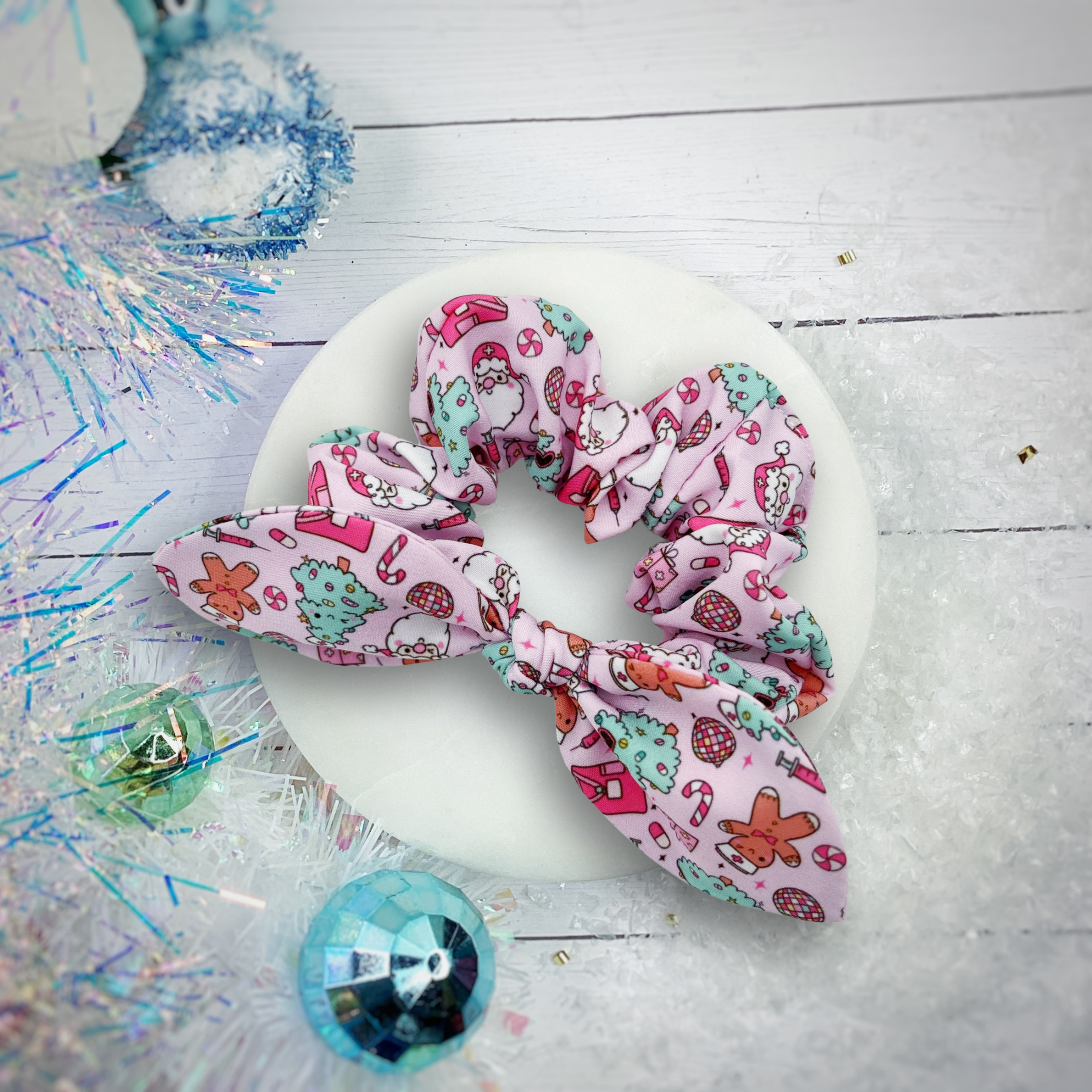 Christmas Healthcare Headband and Scrunchie Collection