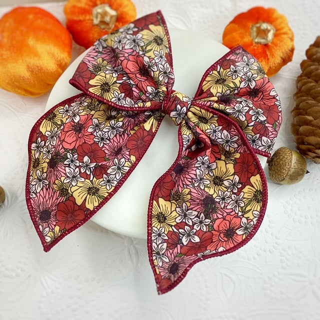 Autumn Offerings Bow Strip and Scrunchie Collection