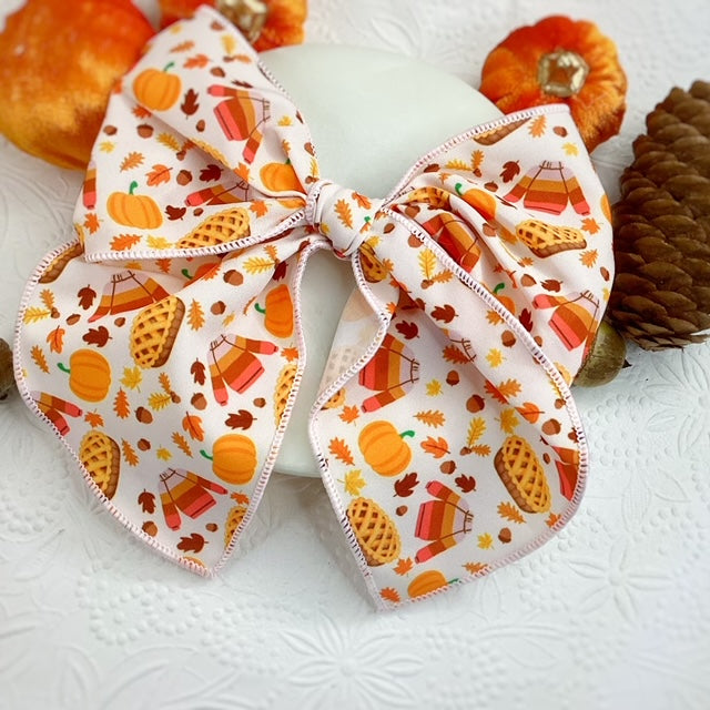 Sweater Weather Bow Strip and Scrunchie Collection