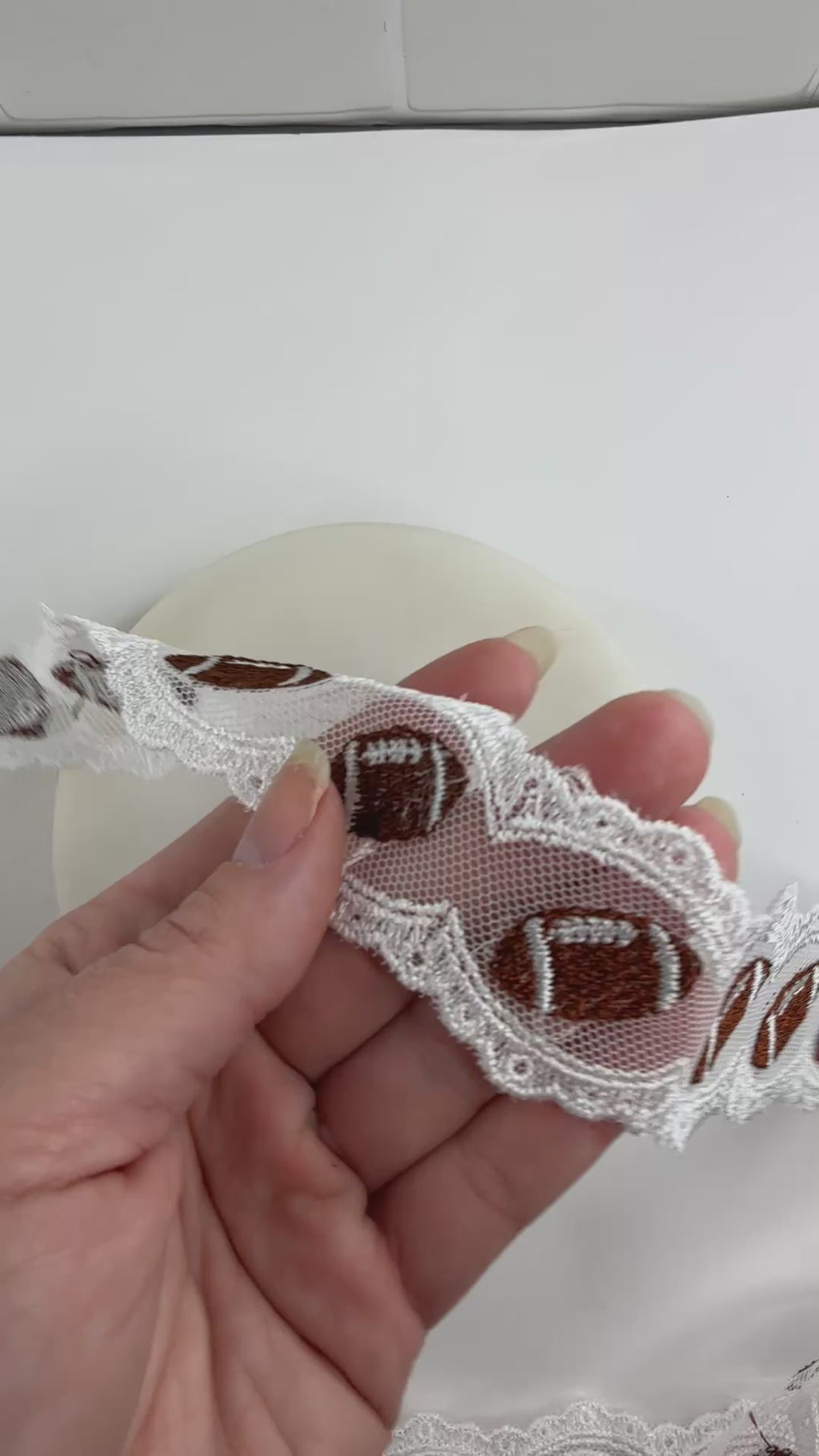 Football Bow Lace - RTS