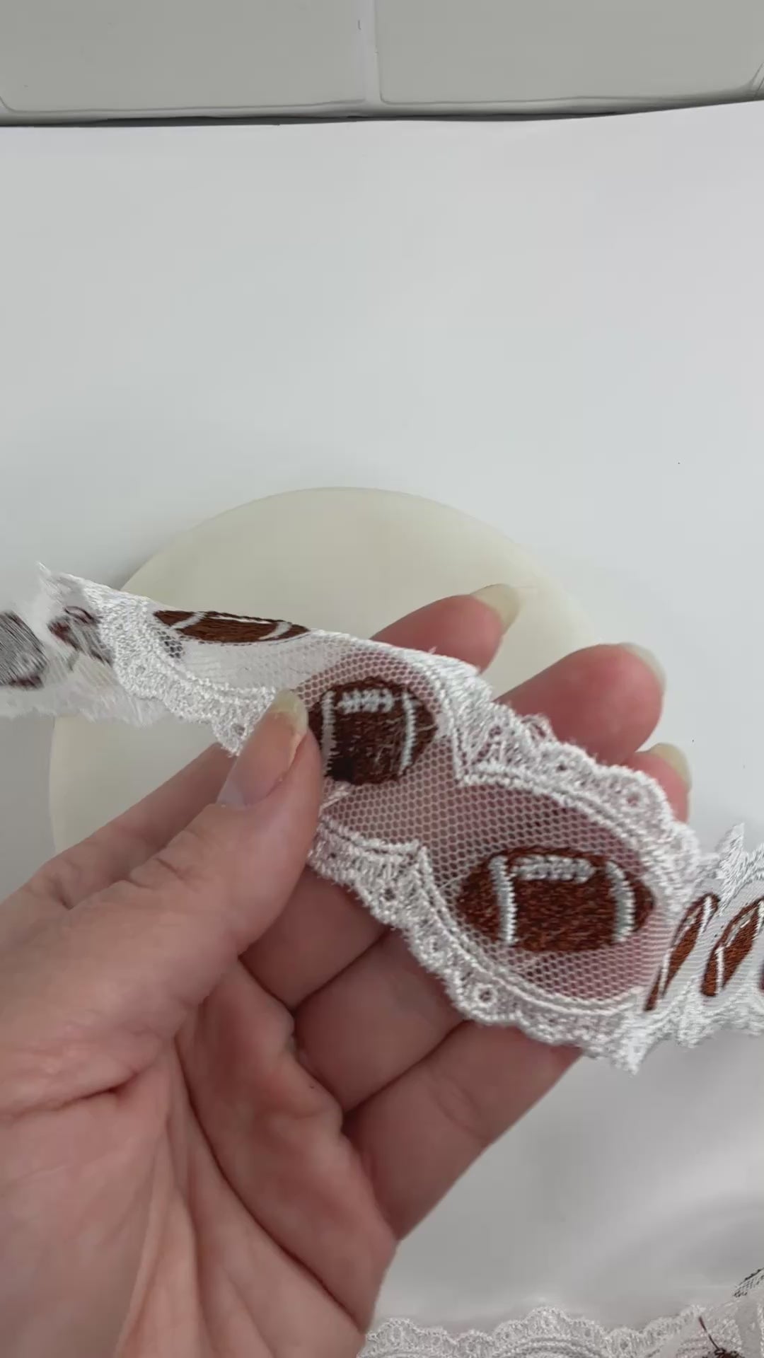 Football Bow Lace - RTS