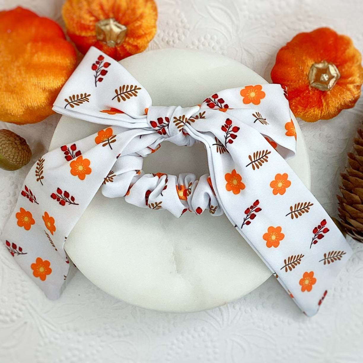 Simply Fall Bow Strip and Scrunchie Collection