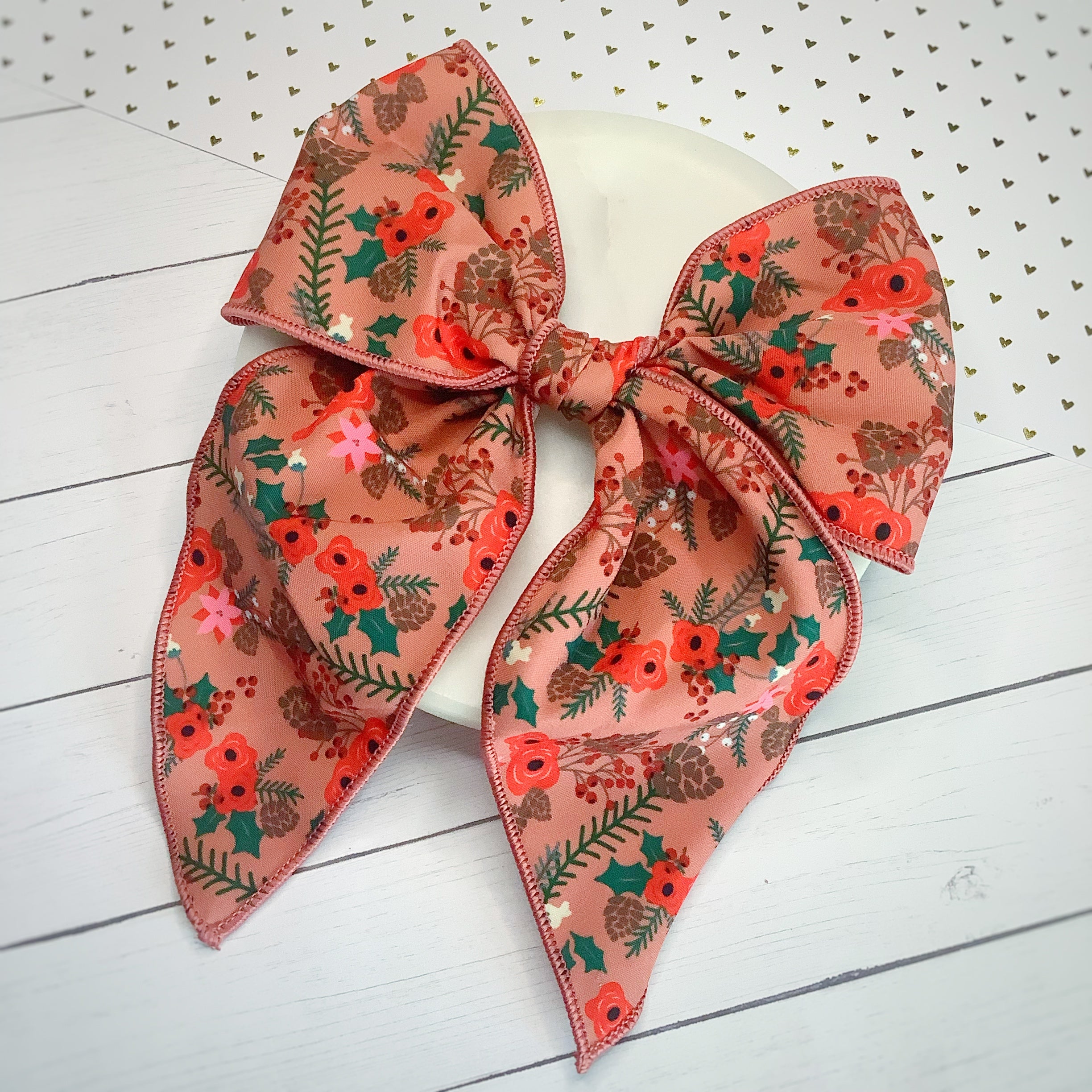 Cinnamon and Spice Bow Strip and Scrunchie Collection