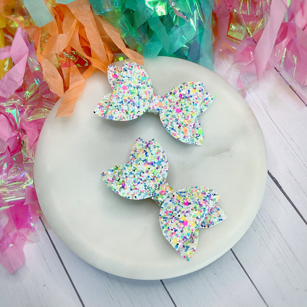 Chunky Glitter Riley Bow Collection