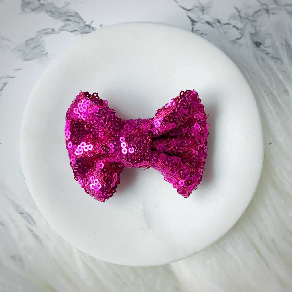 Glam Gal Sequin Mini Bow-TheBowsandtheBees
