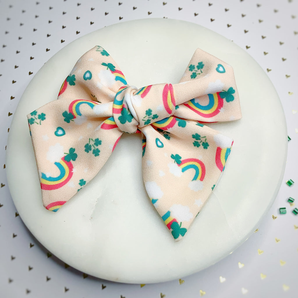 Boho Shamrock Quinn Scrunchie and Bow Collection