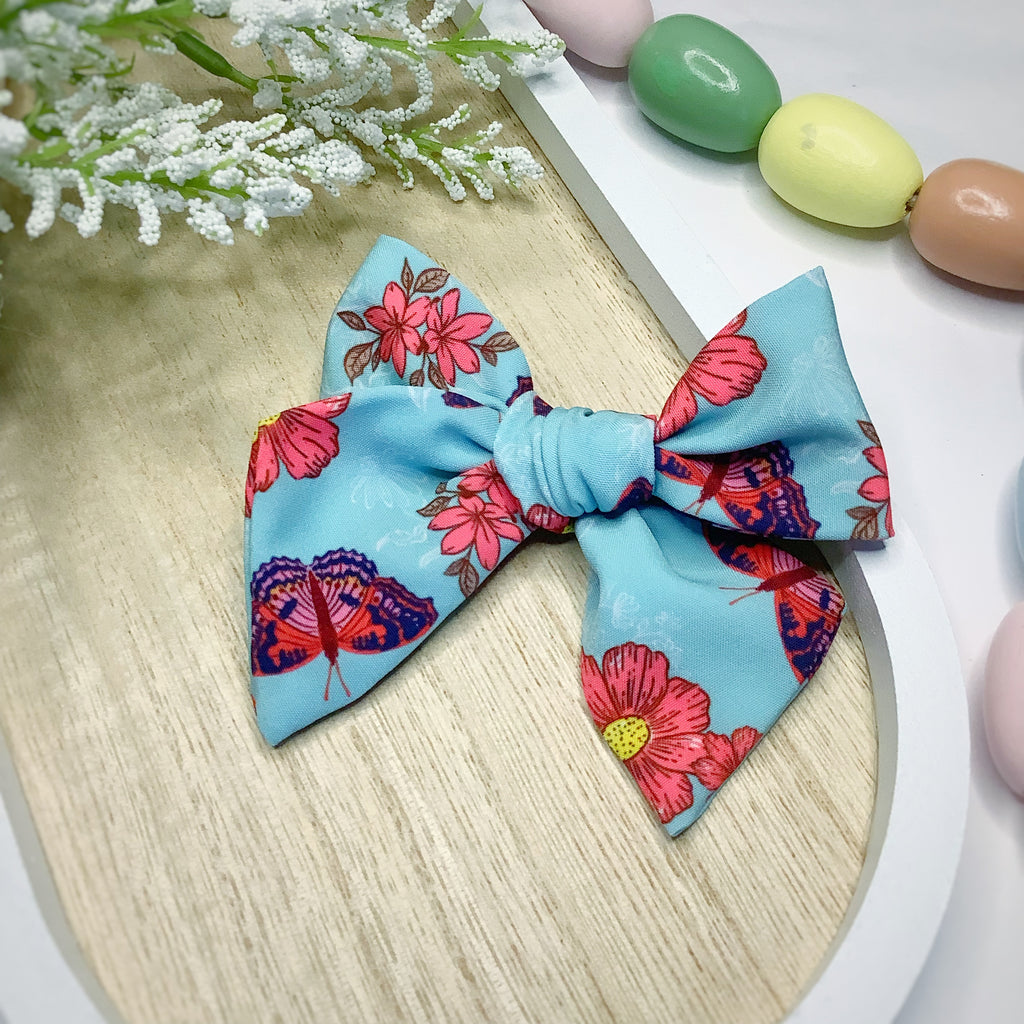 Shabby Chic Butterfly Quinn Scrunchie and Bow Collection