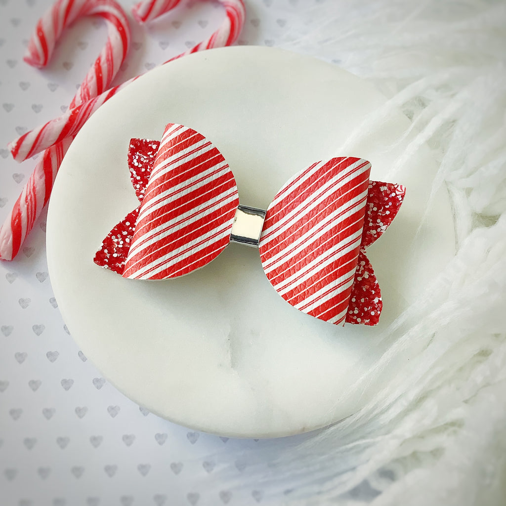 Holiday Treats Faux Leather Bow Collection