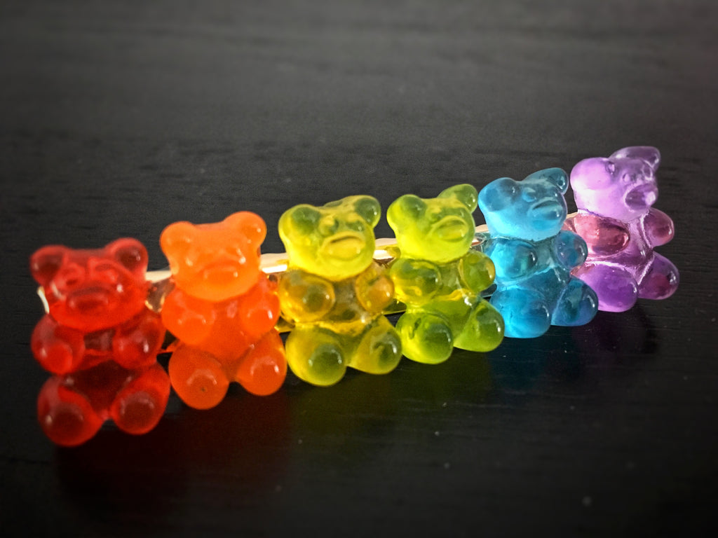 Gummy Bear Rainbow Clip-TheBowsandtheBees