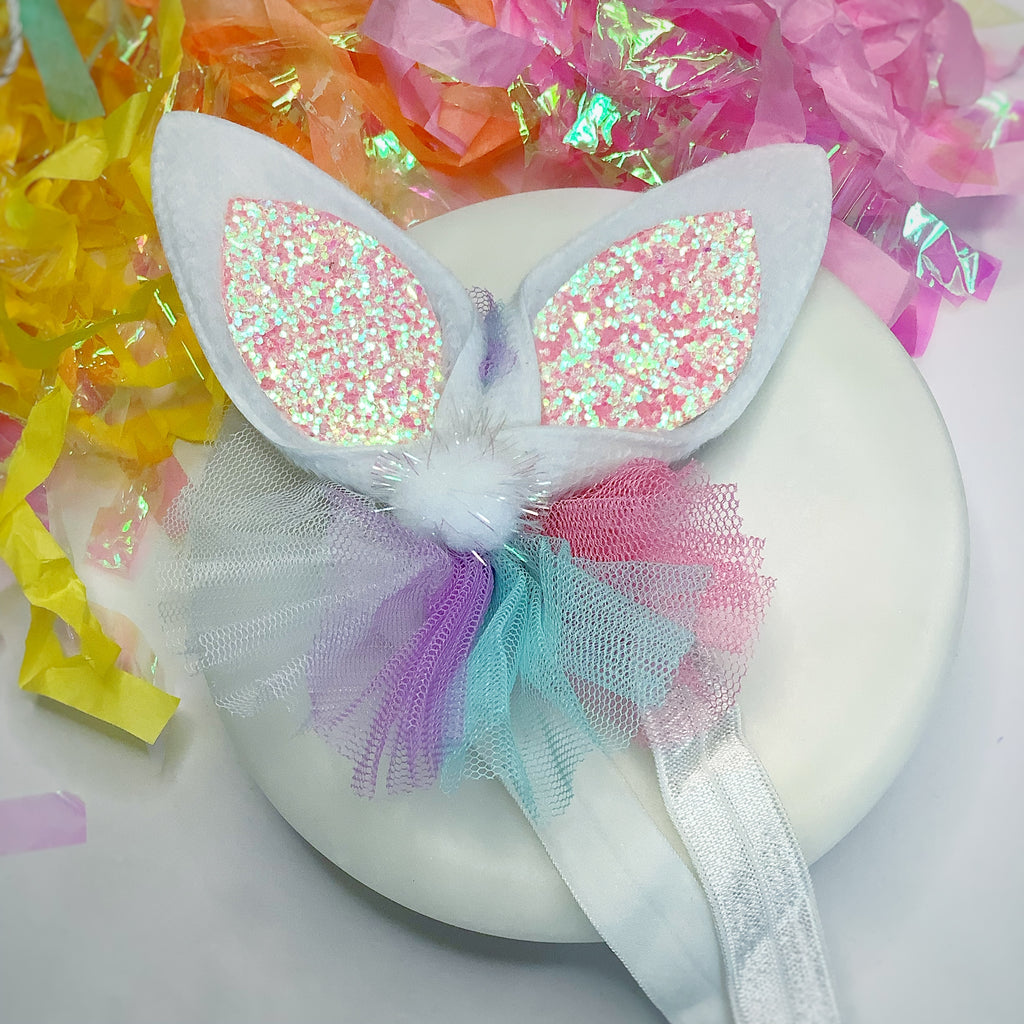 Tulle Bunny Clip and Headband Collection