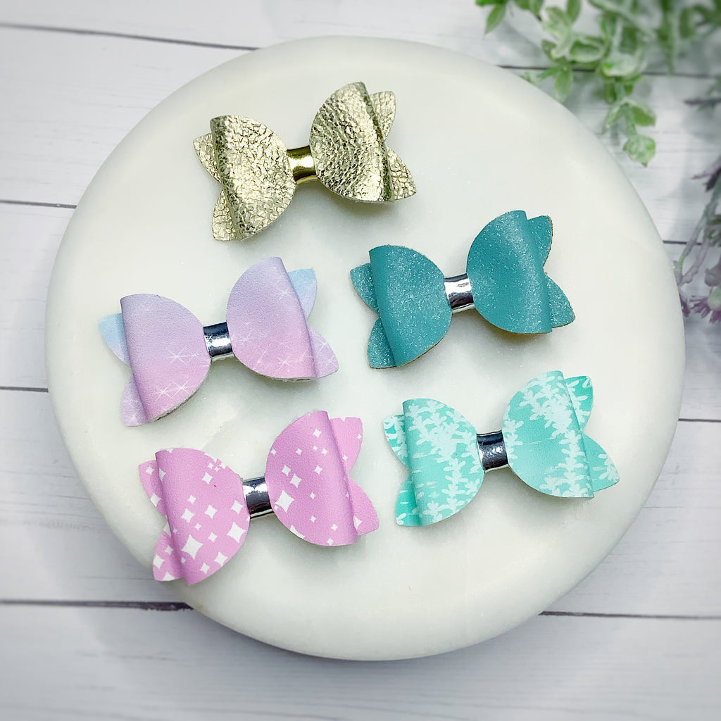 Shimmer and Pastels Micro Mini Bow Set