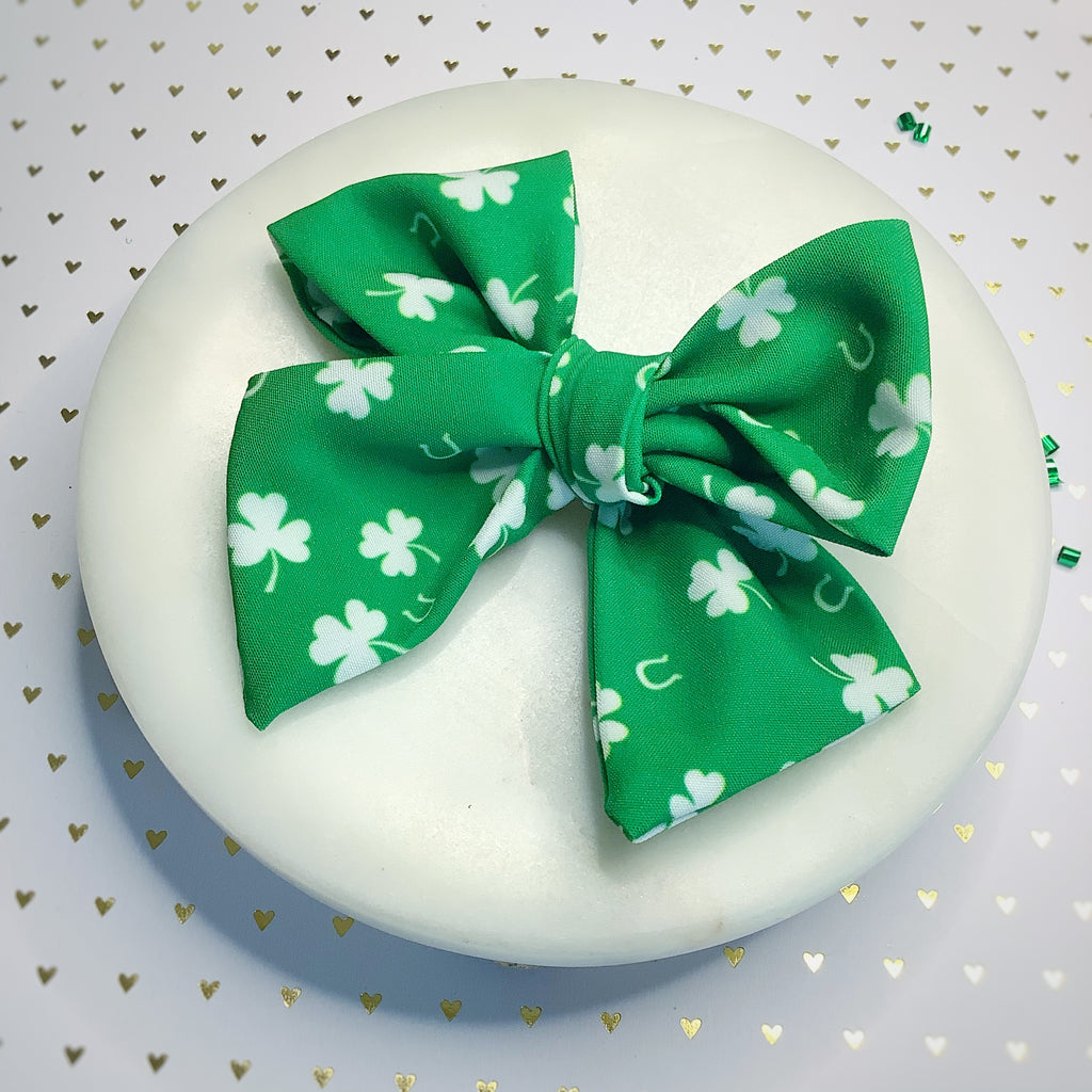 Lucky Shamrock Quinn Scrunchie and Bow Collection