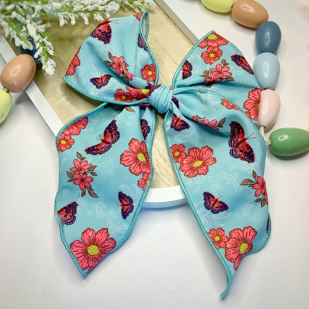 Shabby Chic Butterfly Quinn Scrunchie and Bow Collection