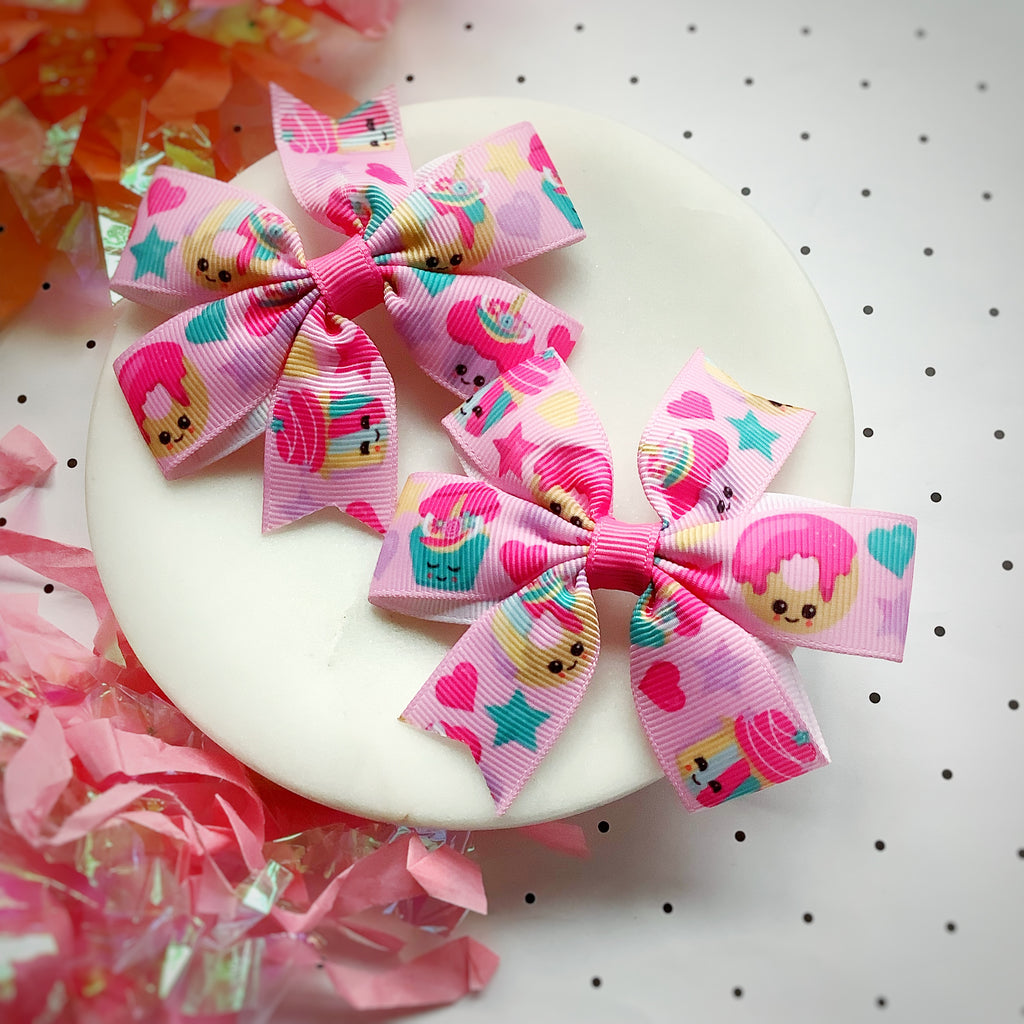 Extra Cute Sugary Sweets Pinwheel Bow